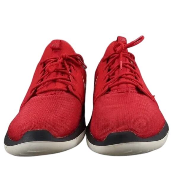 Nike Shoes Mens 14 Sneakers Athletic Roshe Two Trainers Sport Running Active Red - Picture 2 of 13